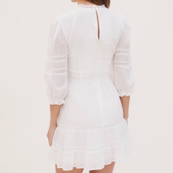 Reformation Miley White Dress Size 6 (brand new with tags) - Picture 2 of 7